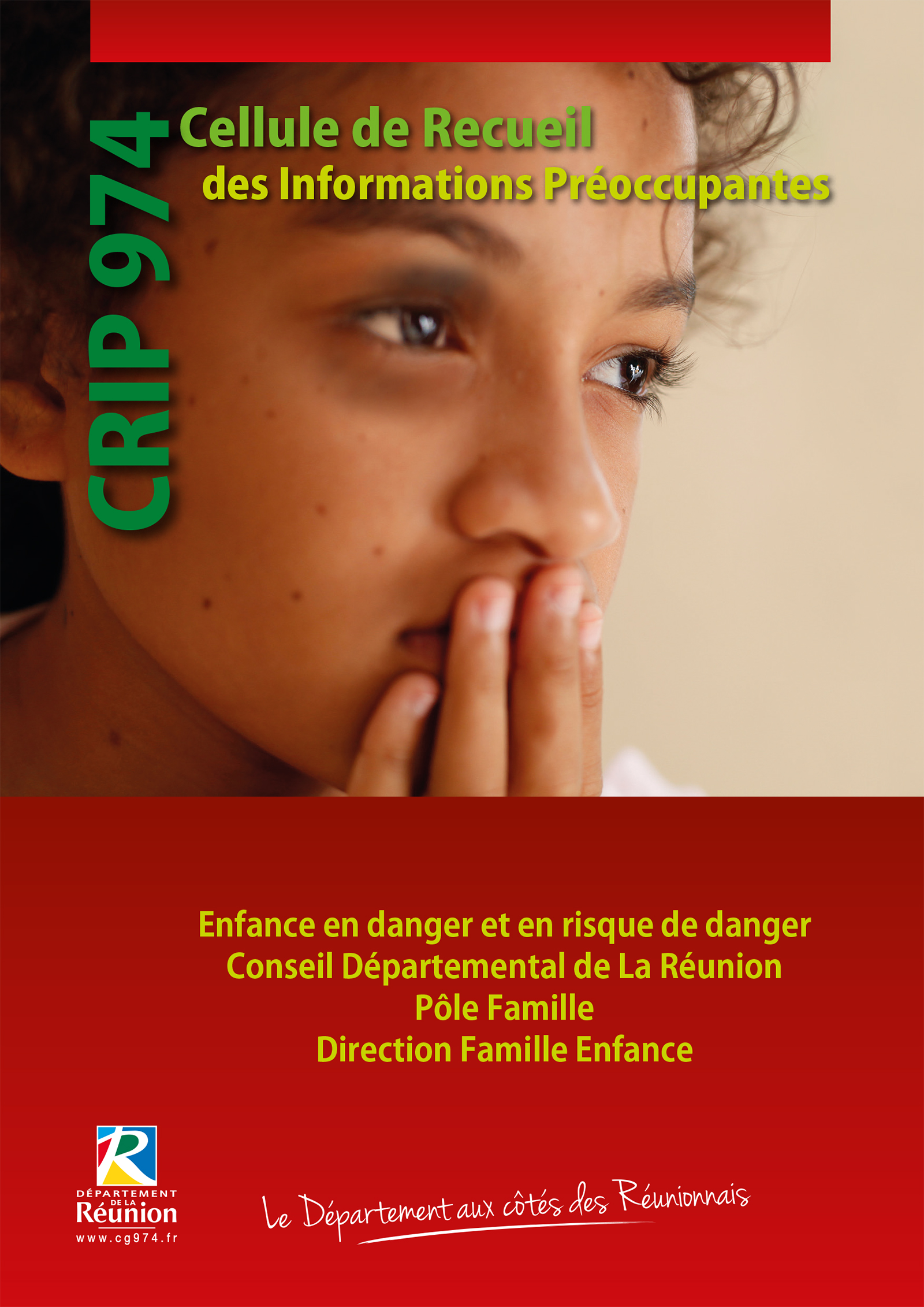 Couverture guide protection de l'enfance CRIP 974
