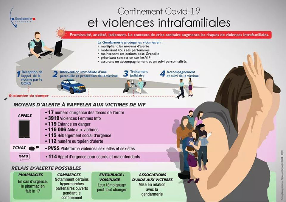 Infographie violences intrafamiliales